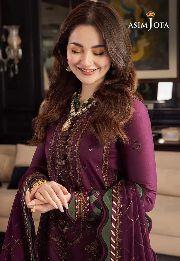 Lawn 3PC Embroidered With Chiffon Embroidered Dupatta- 5015