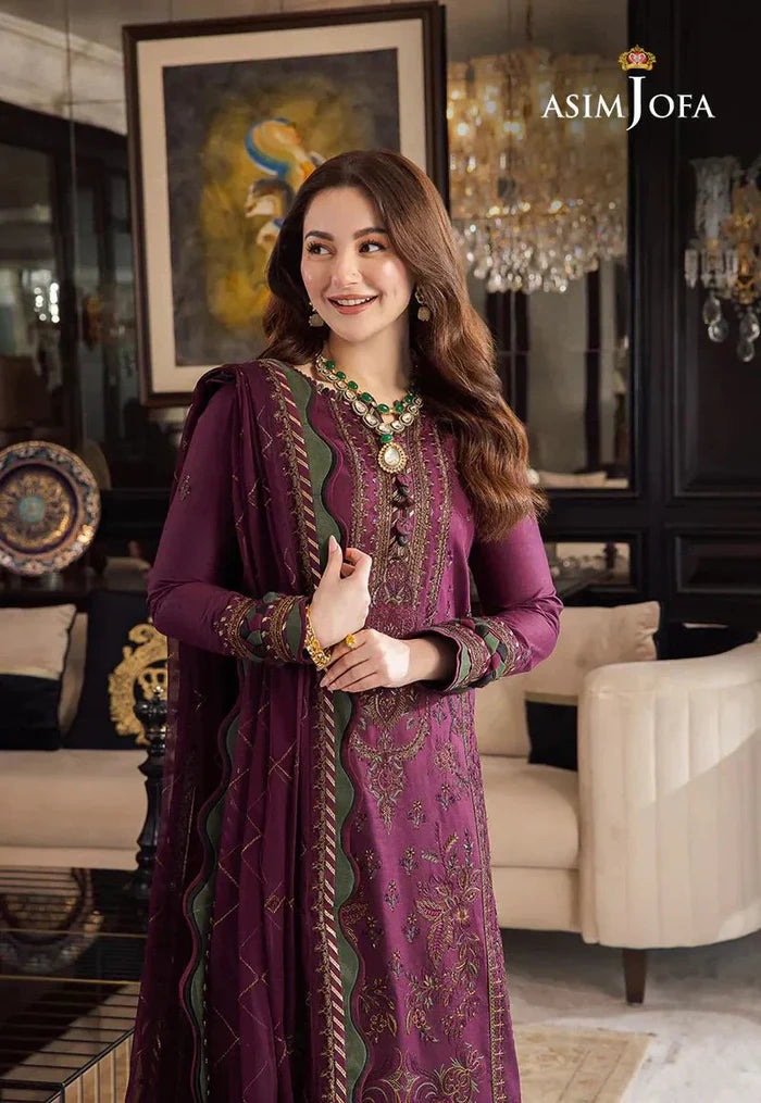 Lawn 3PC Embroidered With Chiffon Embroidered Dupatta- 5015