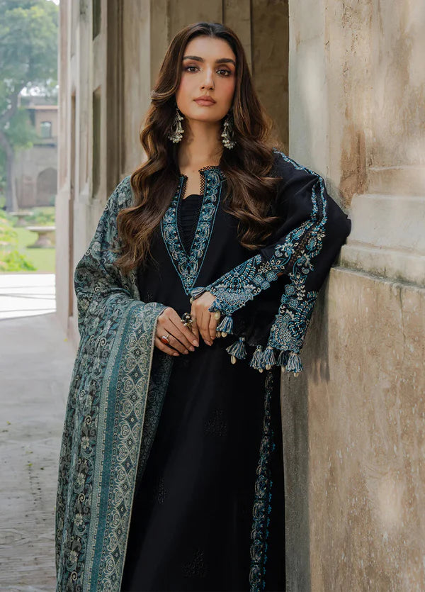 Lawn-3PC Embroidered Shirt With Digital Printed Jauqard Dupatta-5048