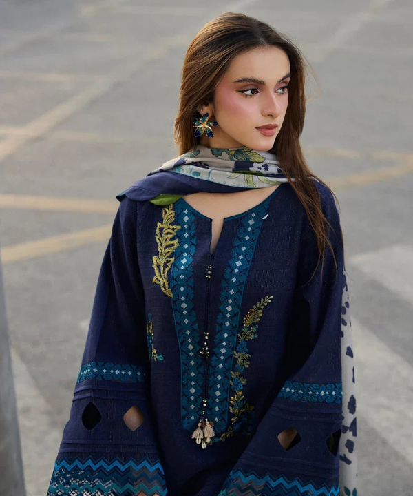 LUXURY PREMIUM EMB 3PC LAWN COLLECTION 2026