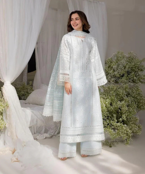 LUXURY PREMIUM EMB 3PC LAWN COLLECTION 2026
