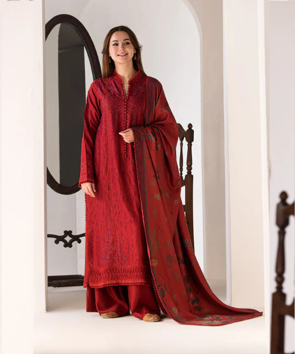 LUXURY PREMIUM EMB 3PC LAWN COLLECTION 2026