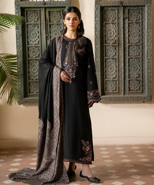 LUXURY PREMIUM EMB 3PC LAWN COLLECTION 2026