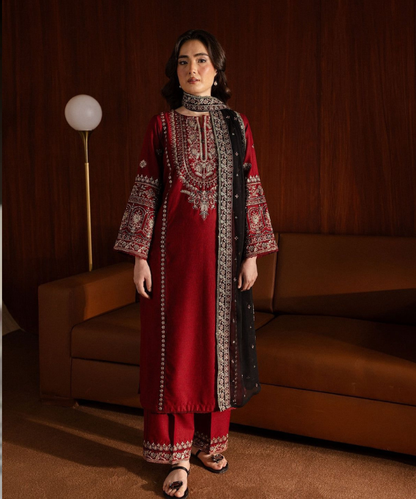 LUXURY PREMIUM EMB 3PC LAWN 2026