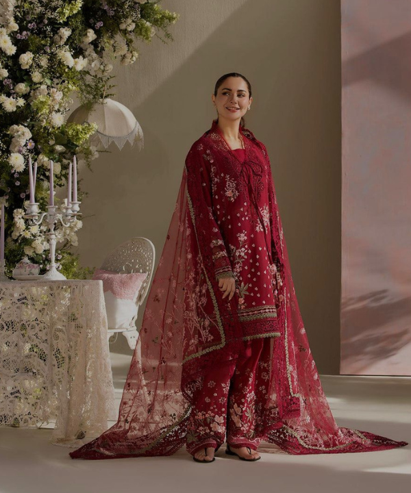 LUXURY PREMIUM EMB 3PC LAWN COLLECTION 2026