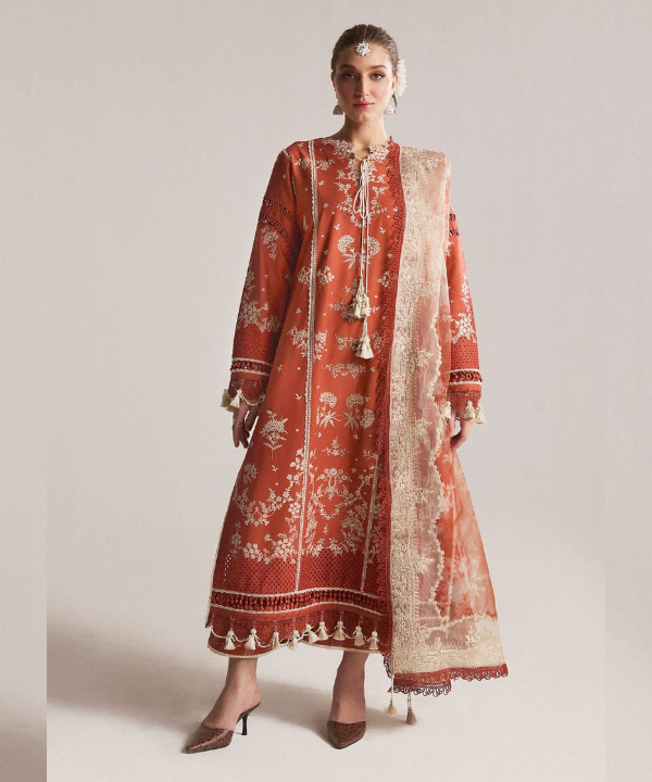 LUXURY PREMIUM EMB 3PC LAWN COLLECTION 2026