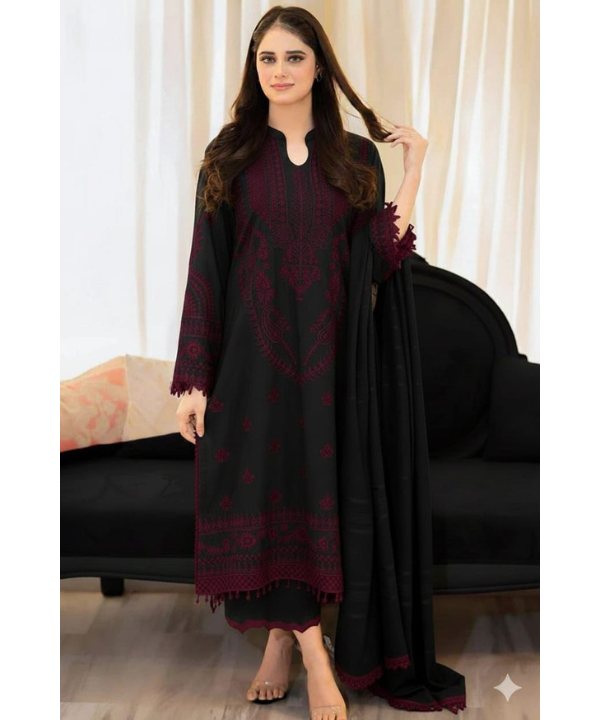 LUXURY PREMIUM EMB 3PC LAWN COLLECTION 2026
