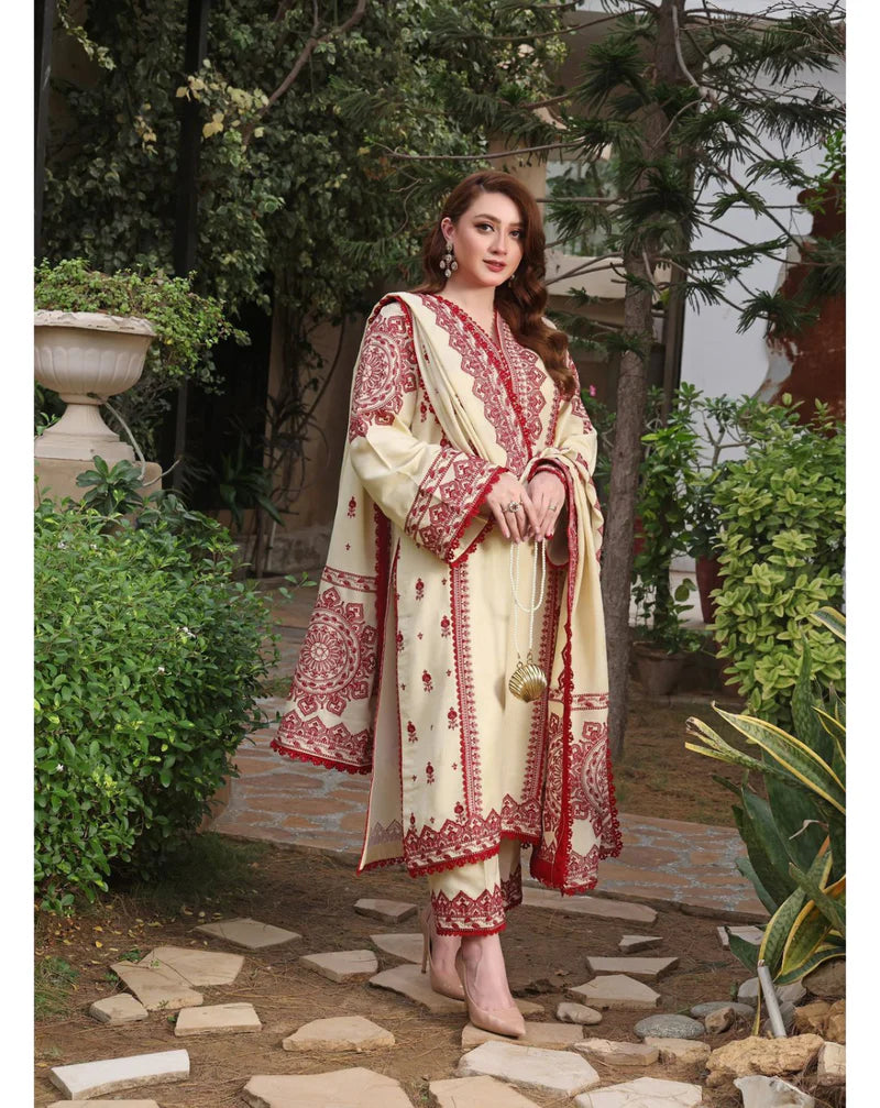 LUXURY 3PC EMB LAWN COLLECTION 2026