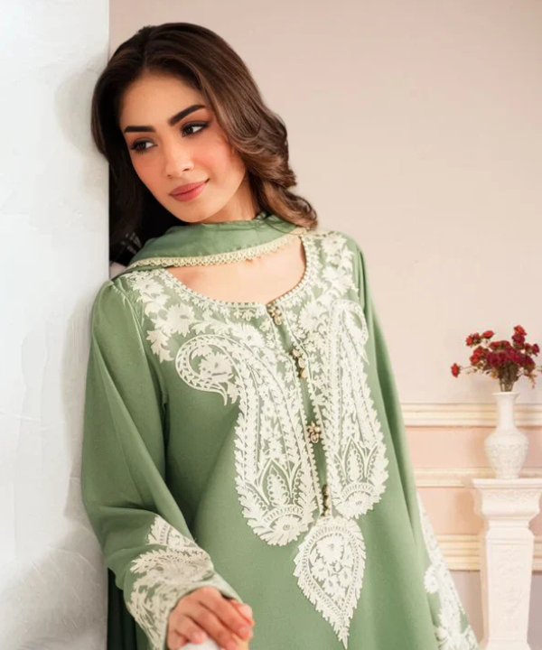 LUXURY PREMIUM EMB 3PC LAWN COLLECTION 2026
