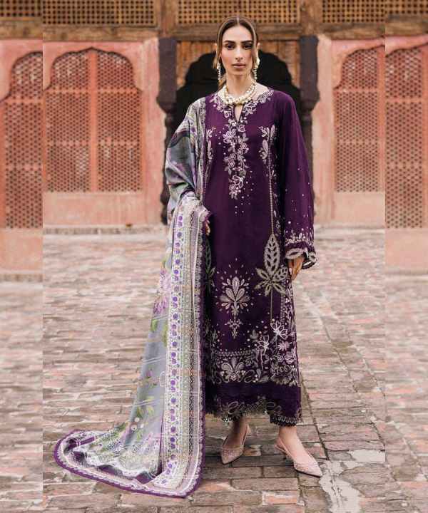 LUXURY PREMIUM EMB 3PC LAWN 2026