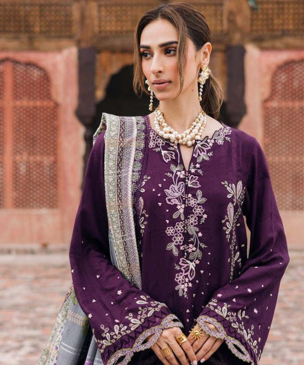 LUXURY PREMIUM EMB 3PC LAWN 2026