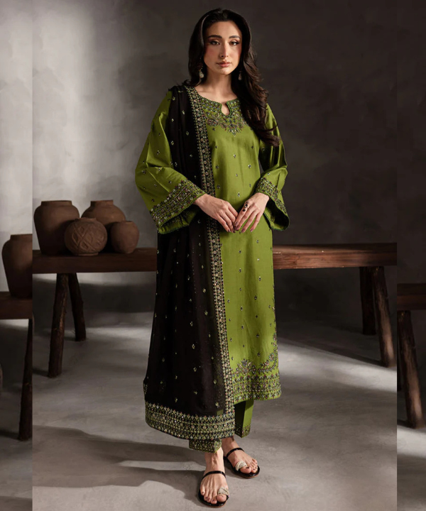 LUXURY PREMIUM EMB 3PC LAWN 2026