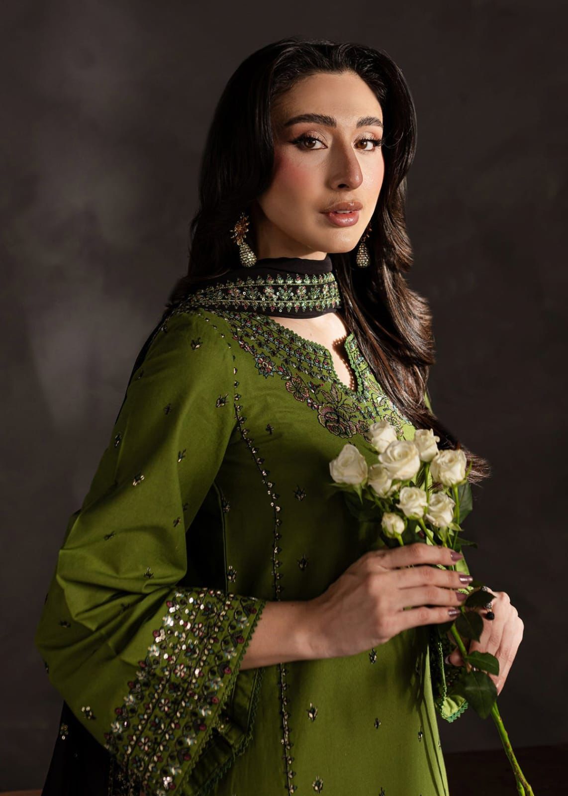 3PC Premium Embroidery Lawn Suite 2026