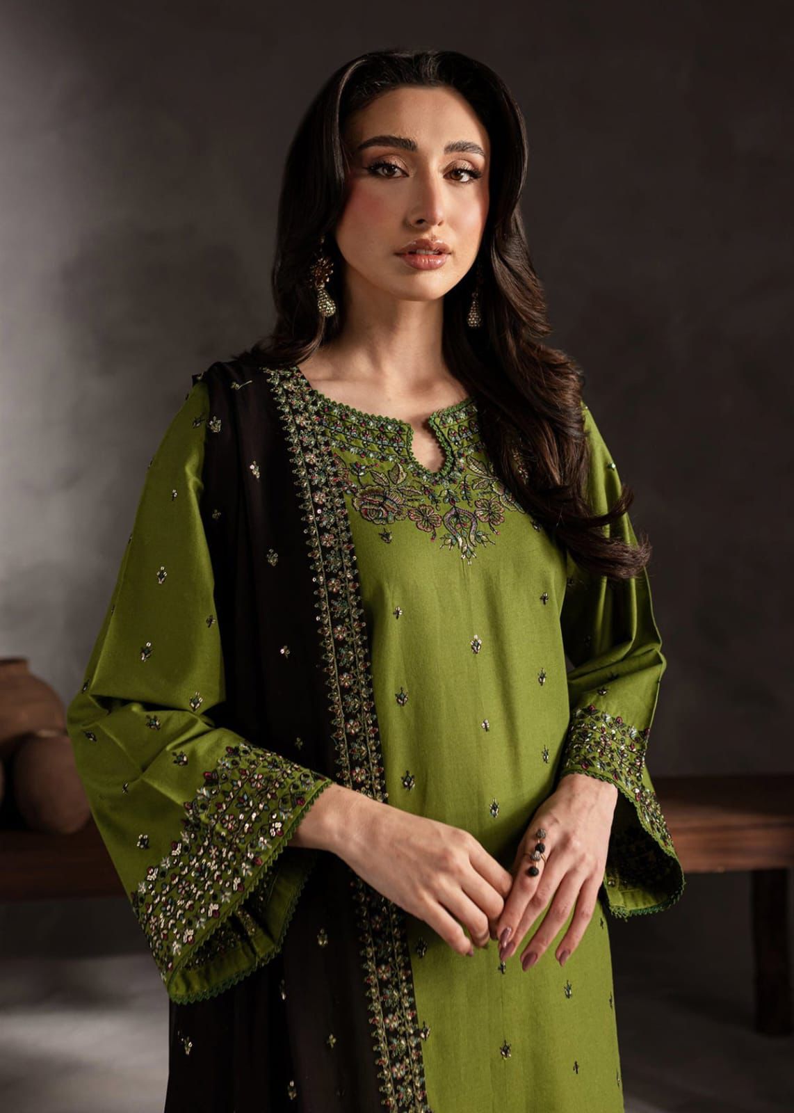 3PC Premium Embroidery Lawn Suite 2026