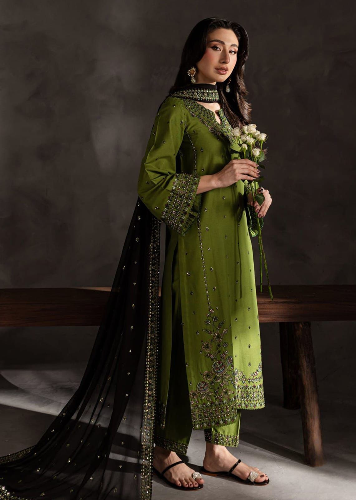 3PC Premium Embroidery Lawn Suite 2026